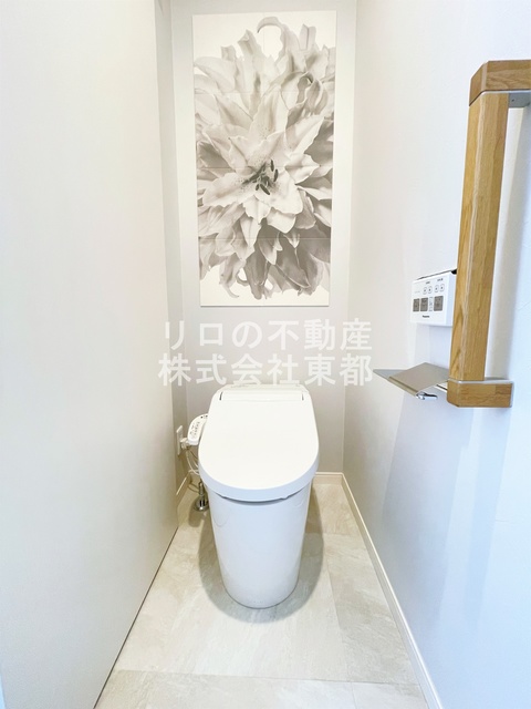 トイレ　洗浄便座付です！