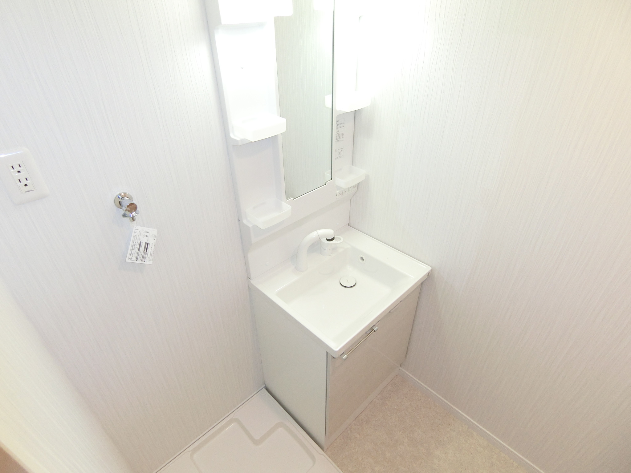 洗面設備　朝シャンできますぅ～