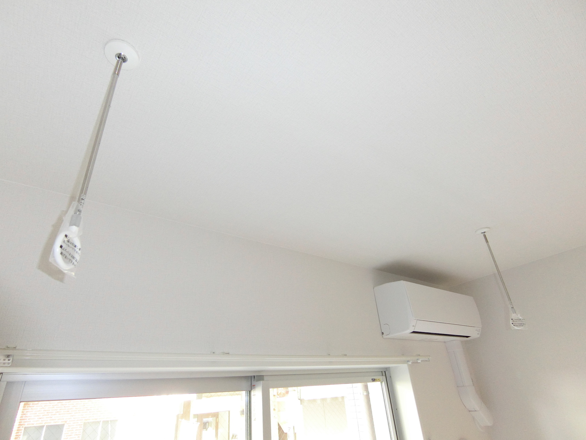 その他設備　エアコン＆室内物干し