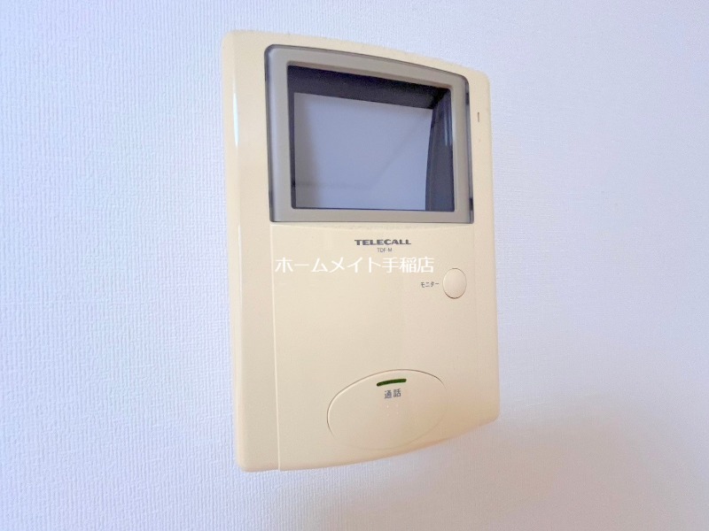 セキュリティ　モニター付きインターホンで安心です♪