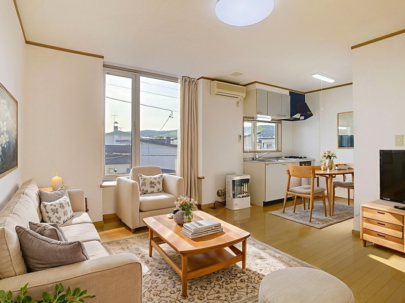 居室・リビング　本画像はCGで作成しており実際に現地に家具は置かれてません。