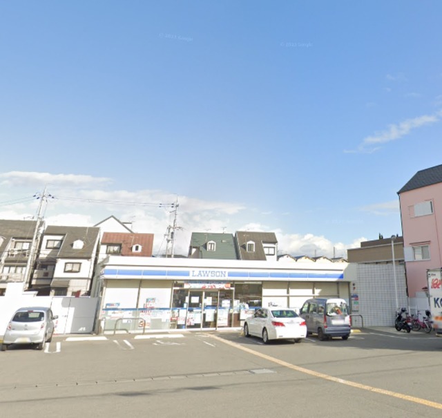 コンビニ　ローソン東大阪菱江五丁目・街のホットステーション♪♪（コンビニ）まで411m