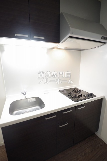 キッチン　2口コンロのシステムキッチンです！