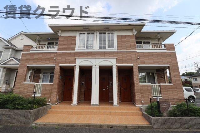 建物外観　落ち着いたカラーのスタイリッシュなデザインが際立ちます！