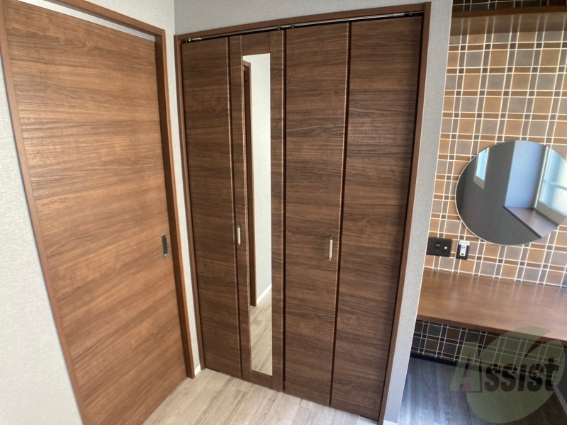 収納　こちらは収納です。部屋がすっきり片付きます。