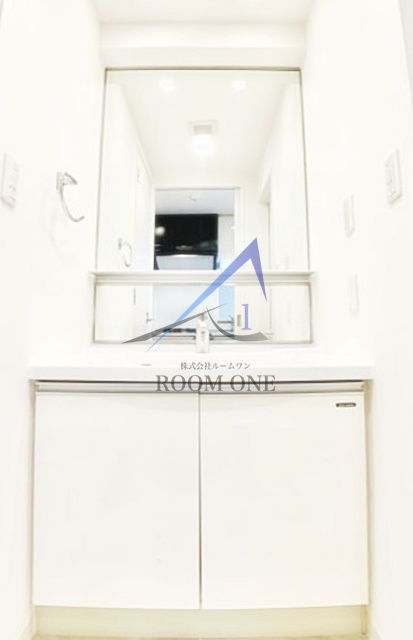 洗面設備　洗面台です。