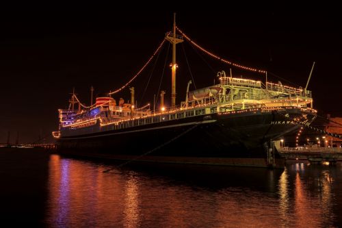 その他　日本郵船氷川丸（その他）まで707m