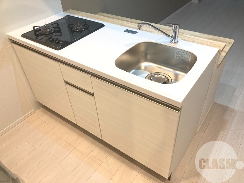 キッチン　２口コンロのシステムキッチン♪