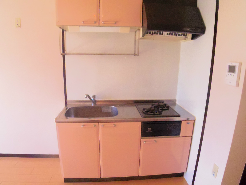 キッチン　ガス2口システムキッチン