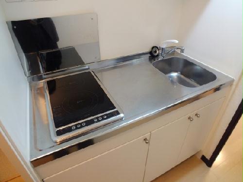 キッチン　2口電気コンロ