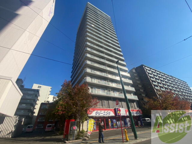 建物外観　札幌市中央区南７条西「ジュエルタワー」