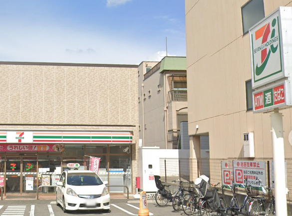 コンビニ　セブンイレブン 大阪帝塚山店（コンビニ）まで534m