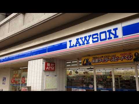 コンビニ　ローソン 福岡黒門店（コンビニ）まで100m