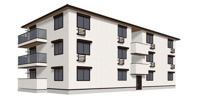 建物外観　※外観パース
