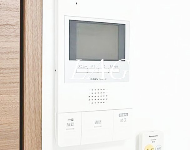 セキュリティ　モニター付きインターフォンです。