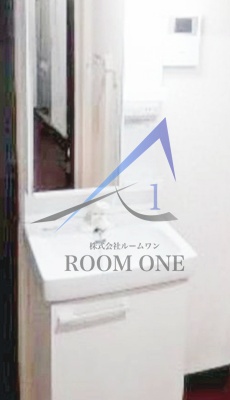 洗面設備　洗面台です。