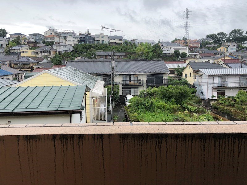 眺望　同じ号室の２階の眺望です