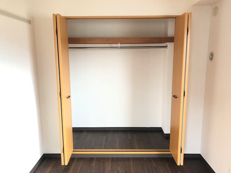 収納　同じ間取りの別部屋の写真です