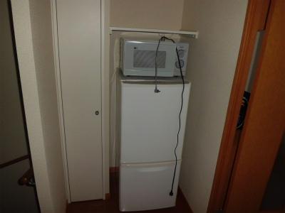 その他　冷蔵庫と電子レンジ。