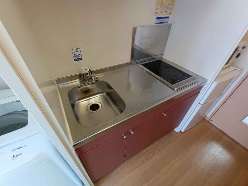 キッチン　コンロは２口コンロです。