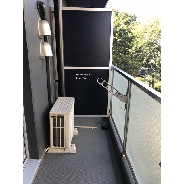 バルコニー　※同タイプ別部屋の写真になります