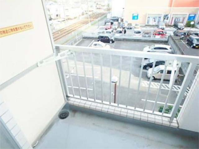 バルコニー　お洗濯もバッチリ