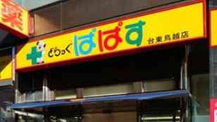 ドラックストア　どらっぐぱぱす東上野店（ドラッグストア）まで360m