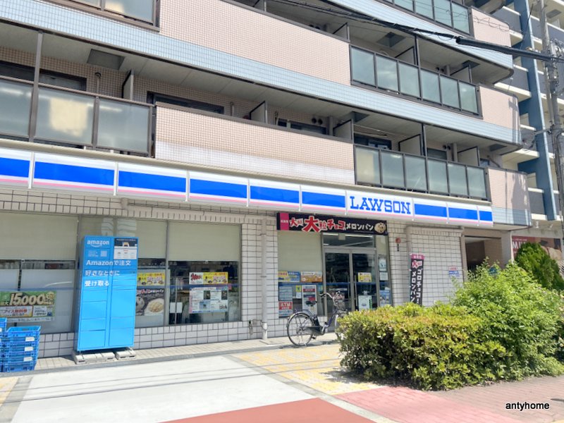 コンビニ　ローソン 上新庄三丁目店（コンビニ）まで44m