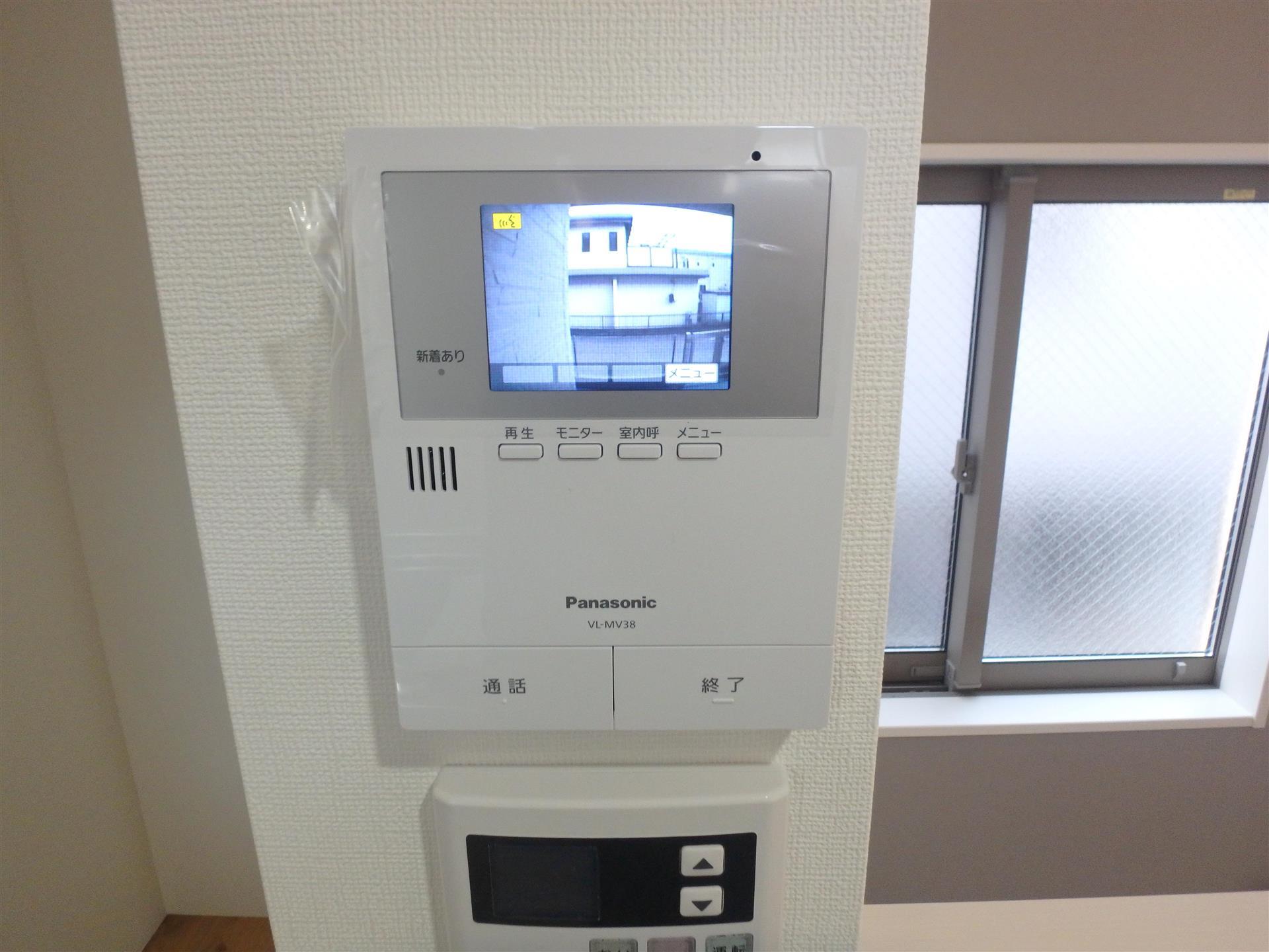 セキュリティ　録画機能付きのTVモニターホンです