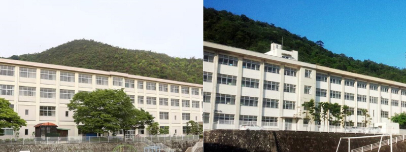 中学校　四郷中学校（中学校）まで1911m
