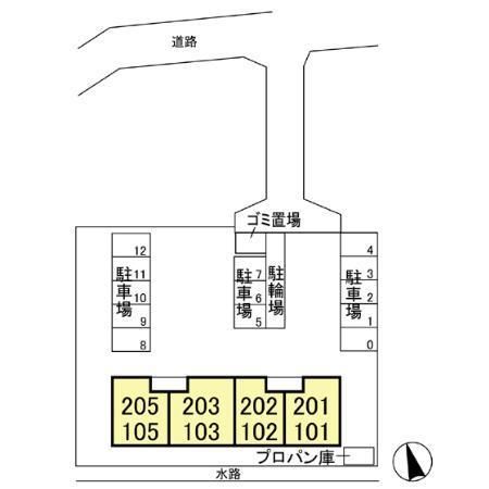 その他共有部分　物件配置図