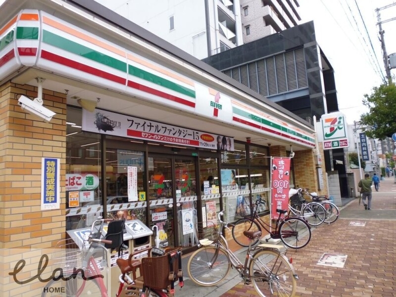 コンビニ　セブン*イレブン大阪新深江駅北店（コンビニ）まで80m