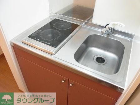 キッチン　２口電気コンロ