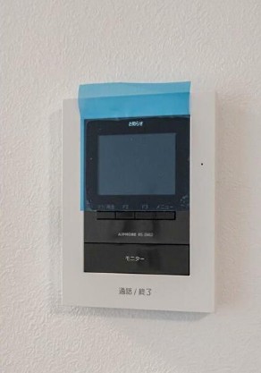 セキュリティ　モニター付きインターホンで防犯面も安心です！