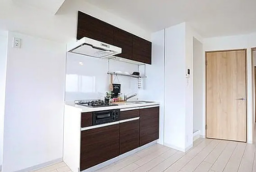 キッチン　別部屋の画像を使用しております。
