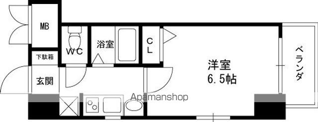 地下鉄堺筋線 天神橋筋六丁目駅 徒歩10分 13階建 築20年の間取り写真