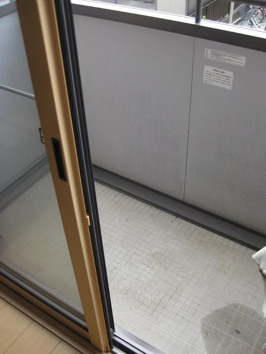 バルコニー　南西向きです。