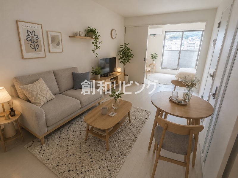 居室・リビング　家具・インテリアはCGです