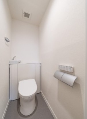 トイレ　ゆったりとした空間のトイレです