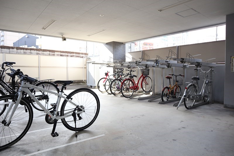 その他共有部分　自転車を出し入れしやすい駐輪場です