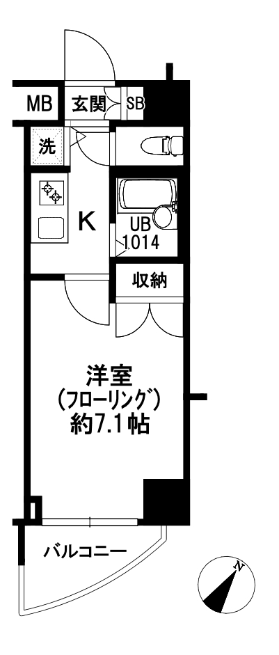 ベルファース志村坂上アリコルージュの間取り写真