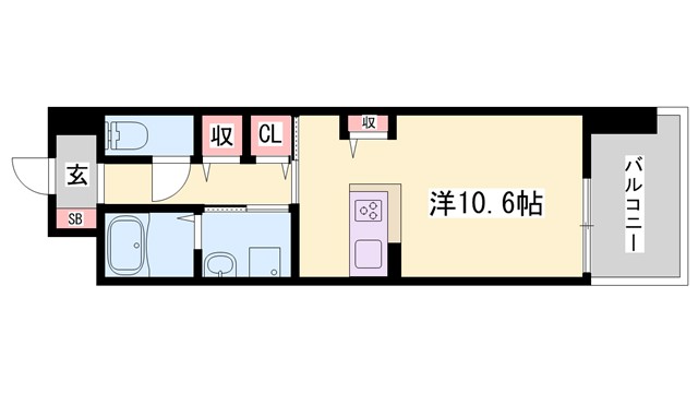 クレール姫路IIの間取り写真