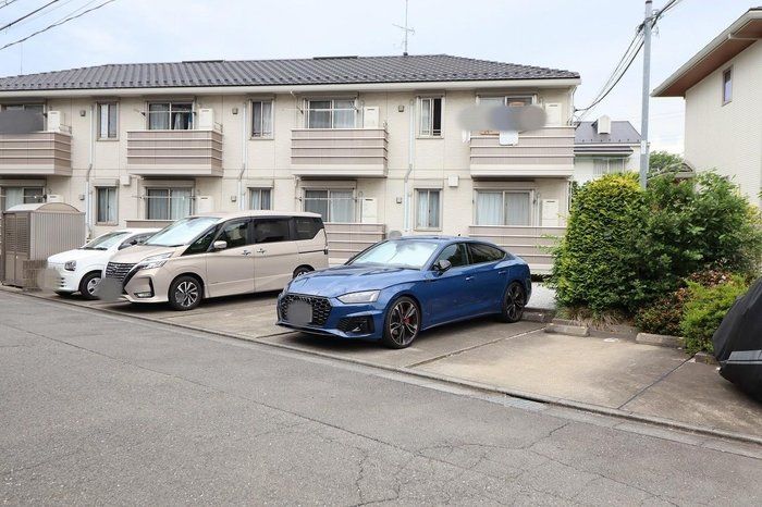 駐車場　★グリル付き2口ガスシステムキッチン★
