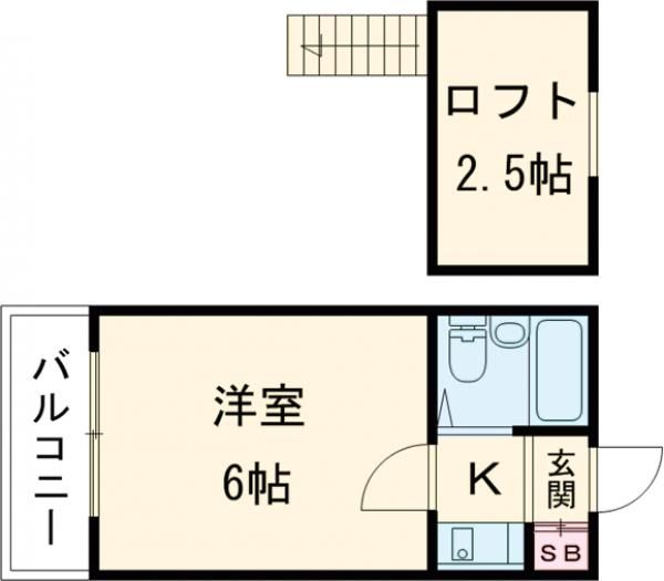 シオン花小金井A棟の間取り写真