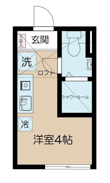 ベルセーヌ元住吉の間取り写真