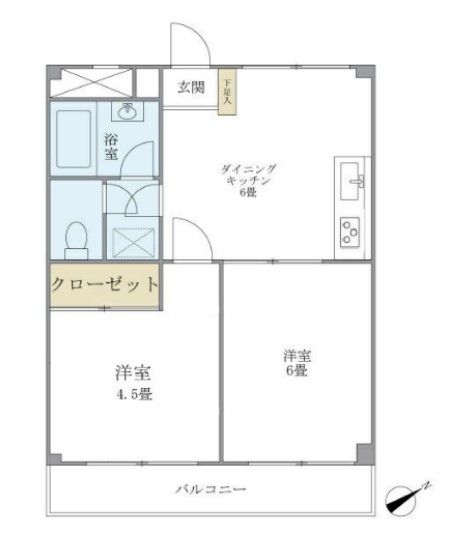 アルファ武蔵野2・3の間取り写真