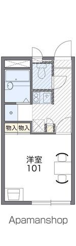 レオパレスグレイスコート六番館の間取り写真