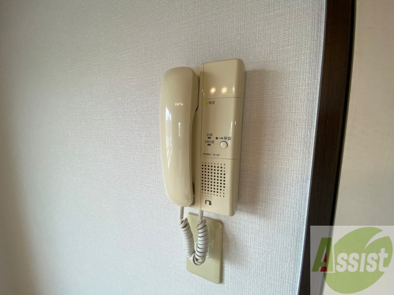 セキュリティ　インターホンは通話ができるので急な訪問があっても安心です。