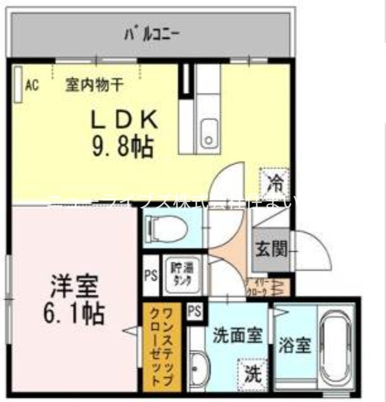 京阪本線 大和田駅 徒歩1分 3階建 築15年の間取り写真