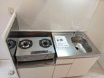 東武伊勢崎線 梅島駅 徒歩6分 2階建 築16年のキッチン写真